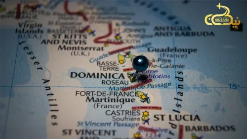 موقعیت جغرافیایی دومینیکا